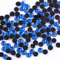 Страз клеевой " Zlatka" RS/ 144 SS10 2. 7 - 2. 9 мм акрил 144 шт в пакете с еврослотом 017 т. голубой ( capri blue) 