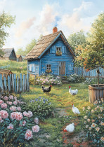 " ФРЕЯ" Пазл 1000 элемент. PZL- 1000/ 92 Деревенька