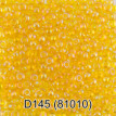 Бисер Чехия " GAMMA" круглый 4 10/ 0 2. 3 мм 5 г 1- й сорт D145 желтый/ меланж ( 81010 ) 